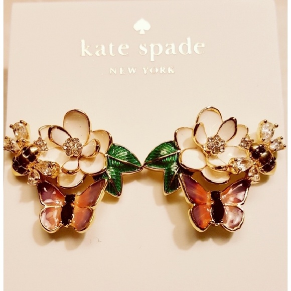 kate spade Jewelry - Kate Spade Crystal Garden Stud Earrings